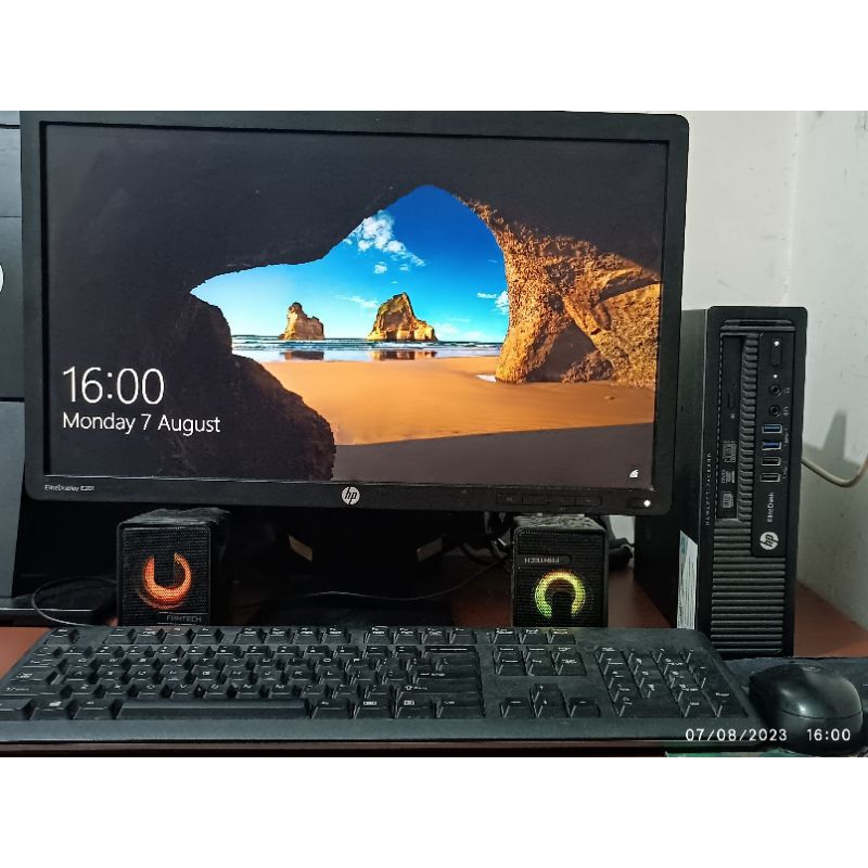 pc elitedesk 800  completed (cpu,monitor,keyboard & mouse wireless)