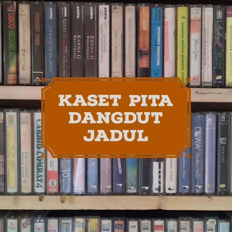 Kaset Pita / Kaset Dangdut Jadul / Pemutar Musik