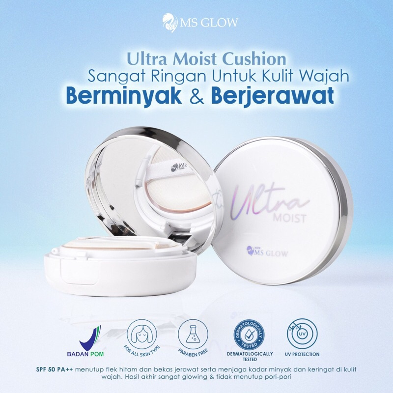 ULTRAMOIST CUSHION MS GLOW CUSHION MS GLOW TERMURAH BEDAK TAHAN AIR