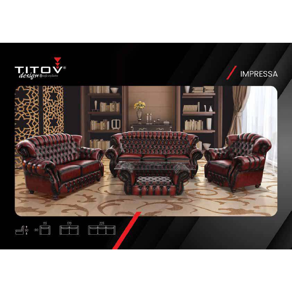 Sofa Kursi Tamu Jaguar Kancing Seribu TiToV IMPRESSA