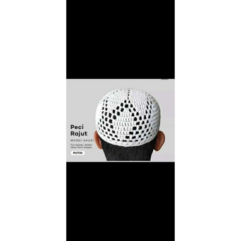 Peci Rajut Saudi