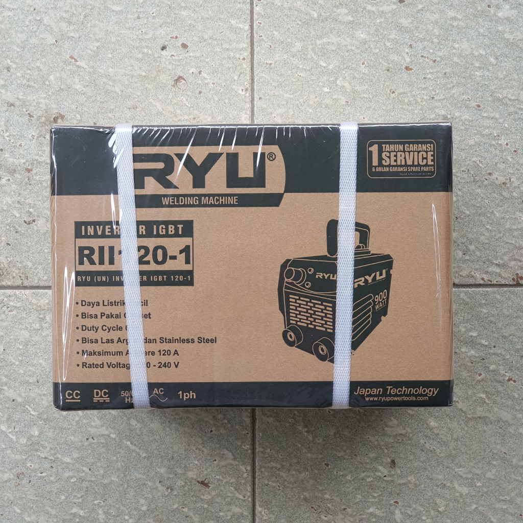 Ryu Mesin Travo Las listrik 900 Watt IGBT 120-1 set/ Inverter 900 watt