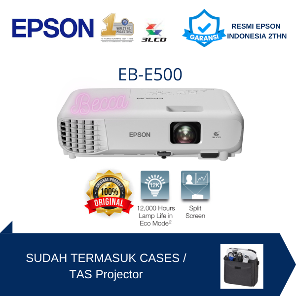 PROYEKTOR EPSON EB-E500 EBE500 EB E500 PENGANTI Epson EB-S400