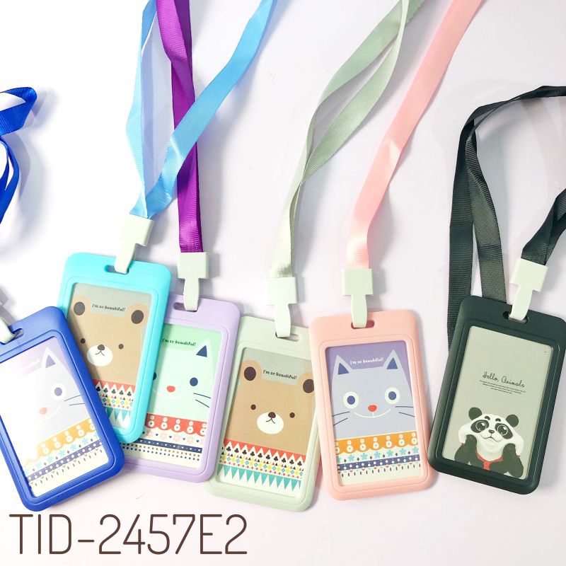 

ID Card Holder Polos - Name Tag Kartu Pengenal - Gantungan Kartu Pengenal - Lanyard Holder Card