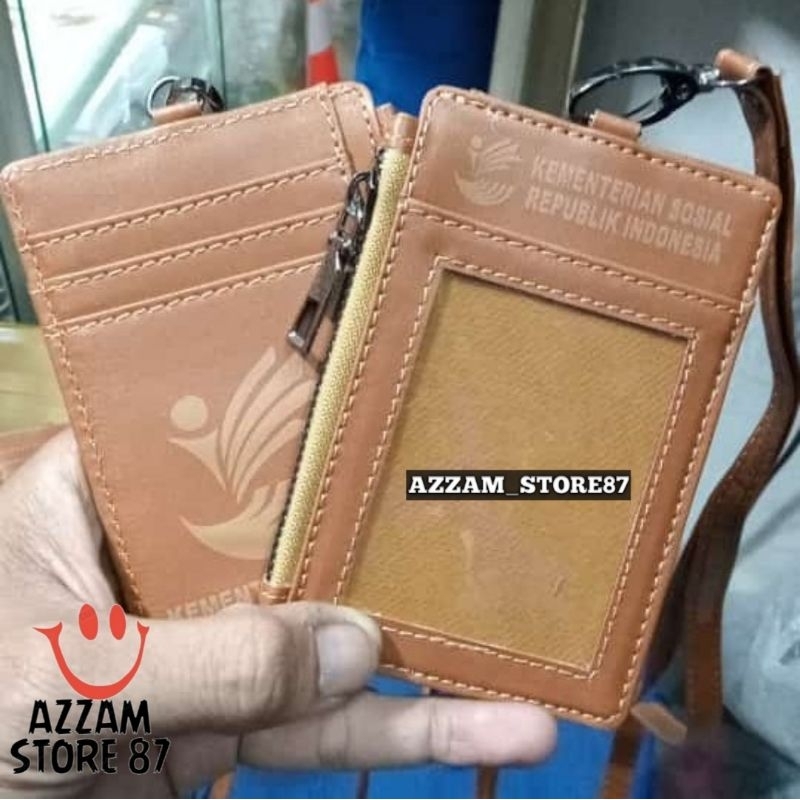 

ID Card Holder Tali Lanyard Name Tag Model Dompet Terbaru Logo KEMENSOS