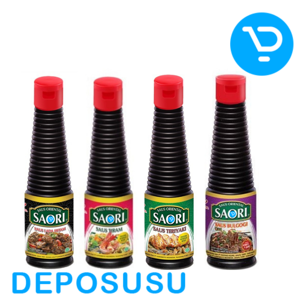 

SAORI® Halal Saos Oriental Sauce Tiram, Teriyaki, Lada Hitam, Bulgogi