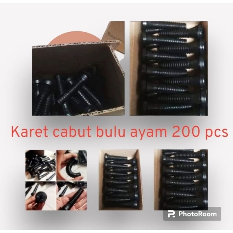 Karet Cabut Bulu_Karet Cabut Bulu Ayam Original_Karet Cabut Bulu Ayam 100 pcs 200 pcs_Karet Cabut Ay