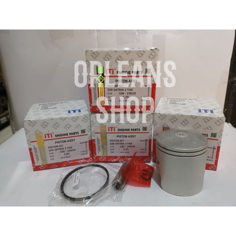 PISTON KIT SATRIA 2 TAK ITI SEHER KIT