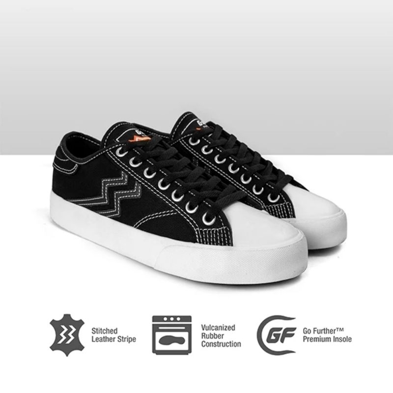 Sepatu Geoff Max Original - Maverick Classic Black White | Sepatu Unisex