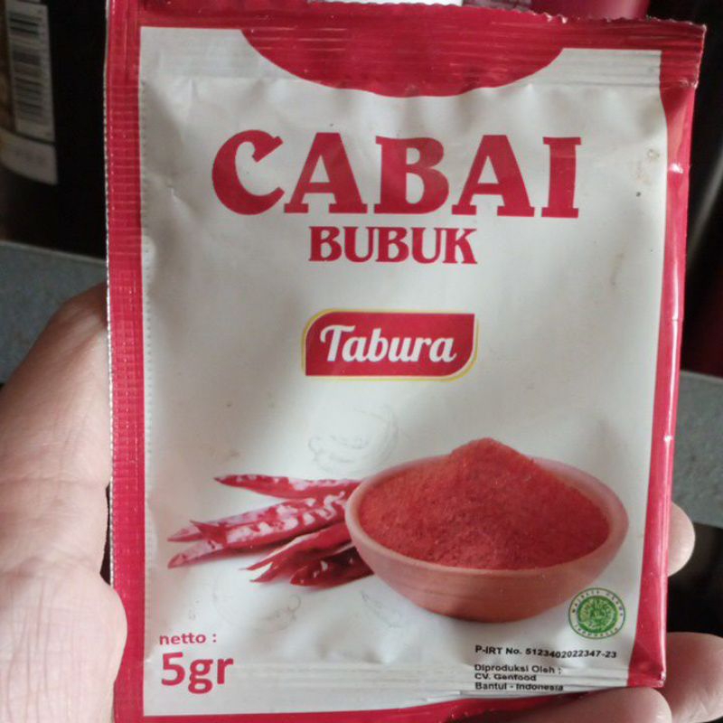 

cabai bubuk tabura 5gr