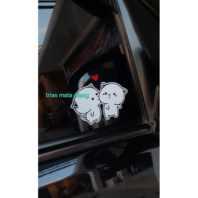 stiker lucu kaca mobil