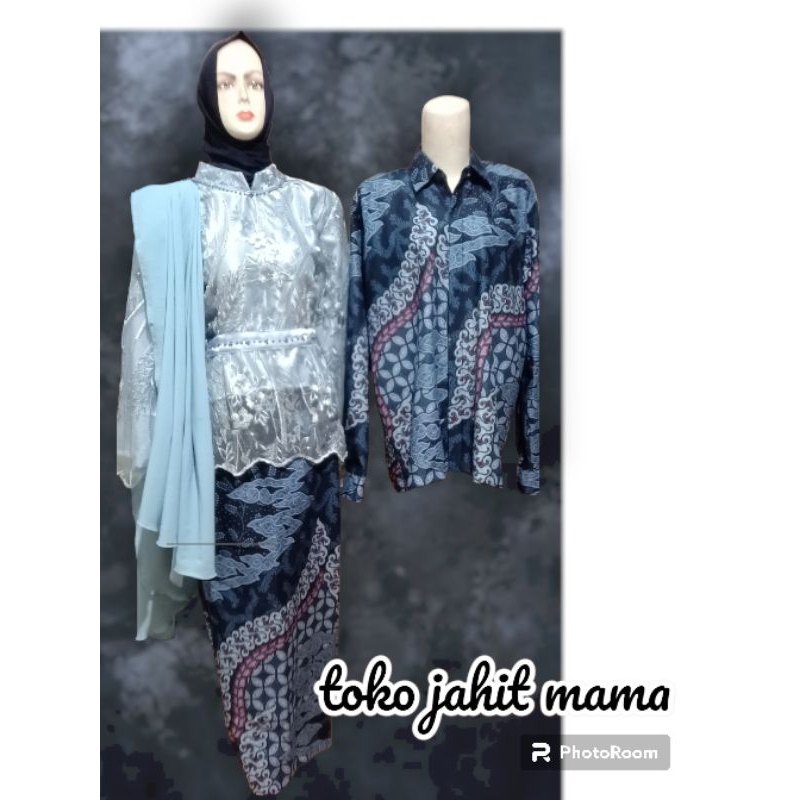 kebaya couple/kebaya set/atasan kebaya/jasa jahit pakaian/jasa jahit