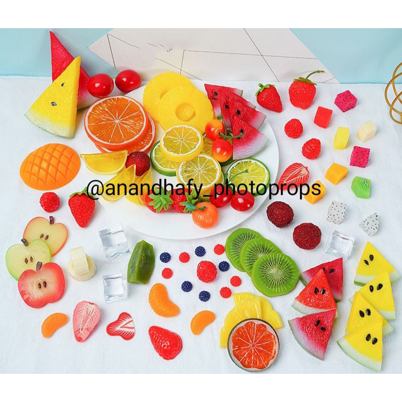 DUMMY FAKE BUATAN TIRUAN PALSU IMITASI FRUIT ARTIFICIAL SAYURAN SAYUR BUAH FRUITS VEGETABLE  ARTIFIS
