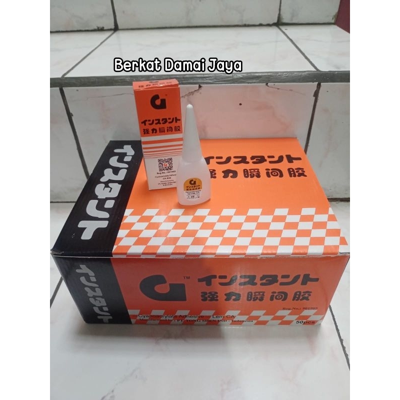 

LEM G KOREA ASLI Original Lem Super Jepang per Dus (isi 50 pcs)