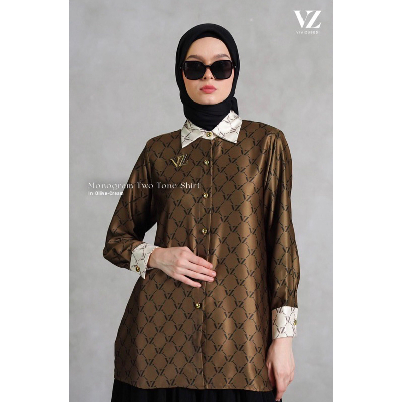 Monogram shirt Vivi Zubedi