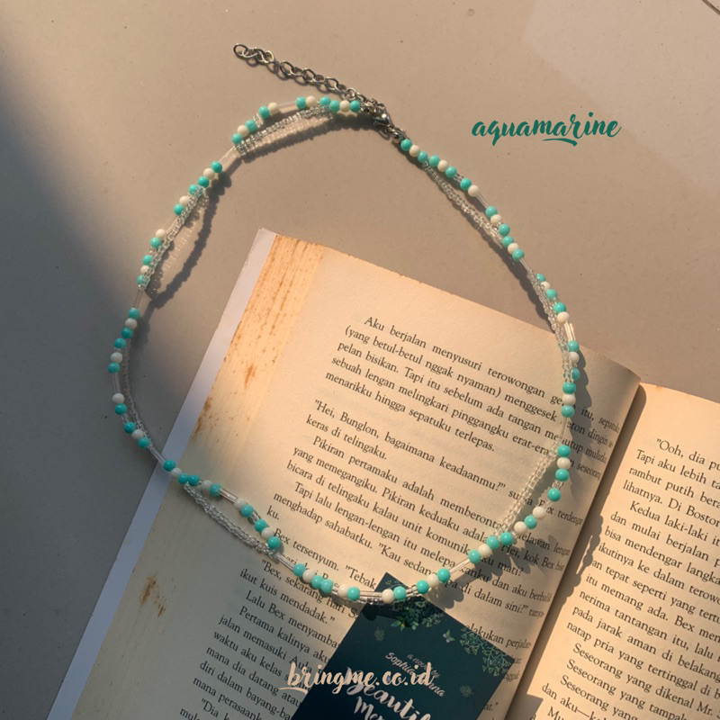 aquamarine necklace