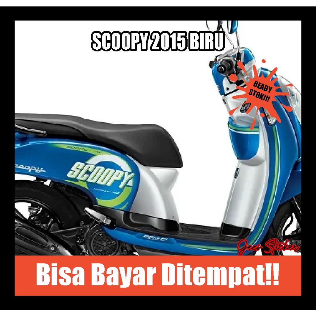 striping scoopy 2015 biru