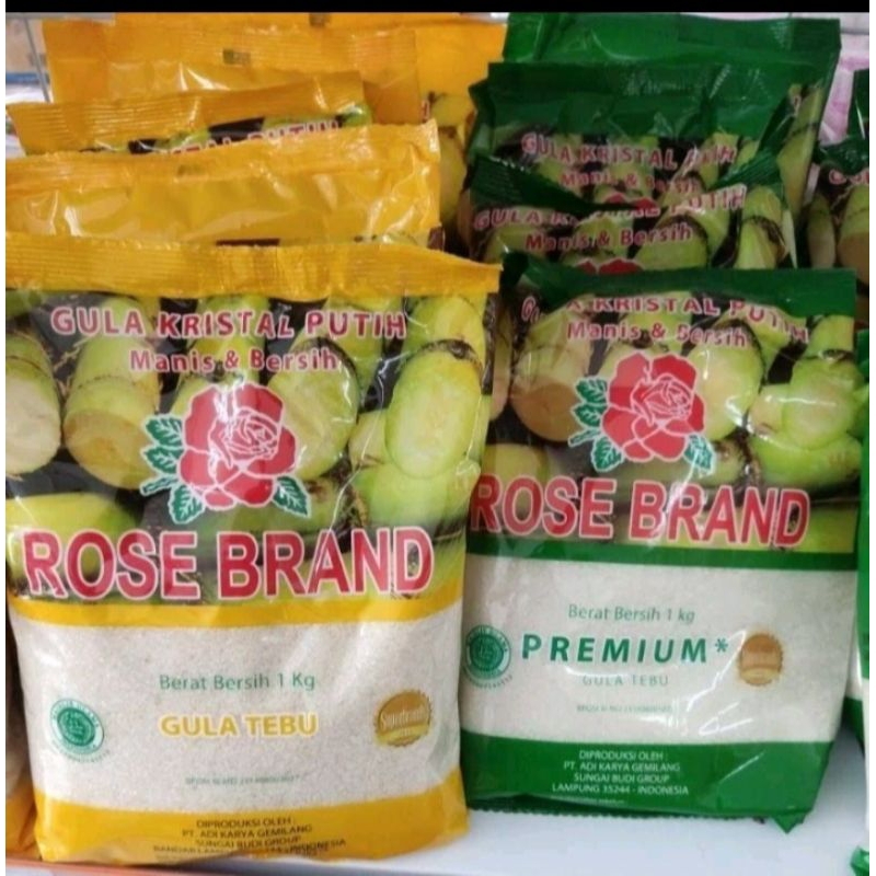 

gula rosebrand hijau/kuning 1kg