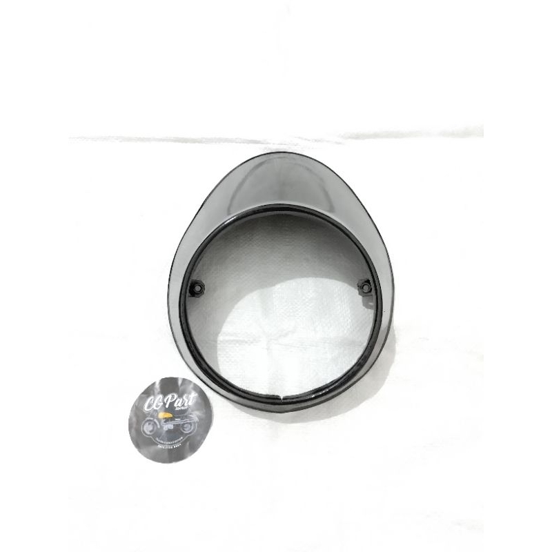 Cover Fairing Lampu Depan Motor Custom Cafe Racer 13,5cm