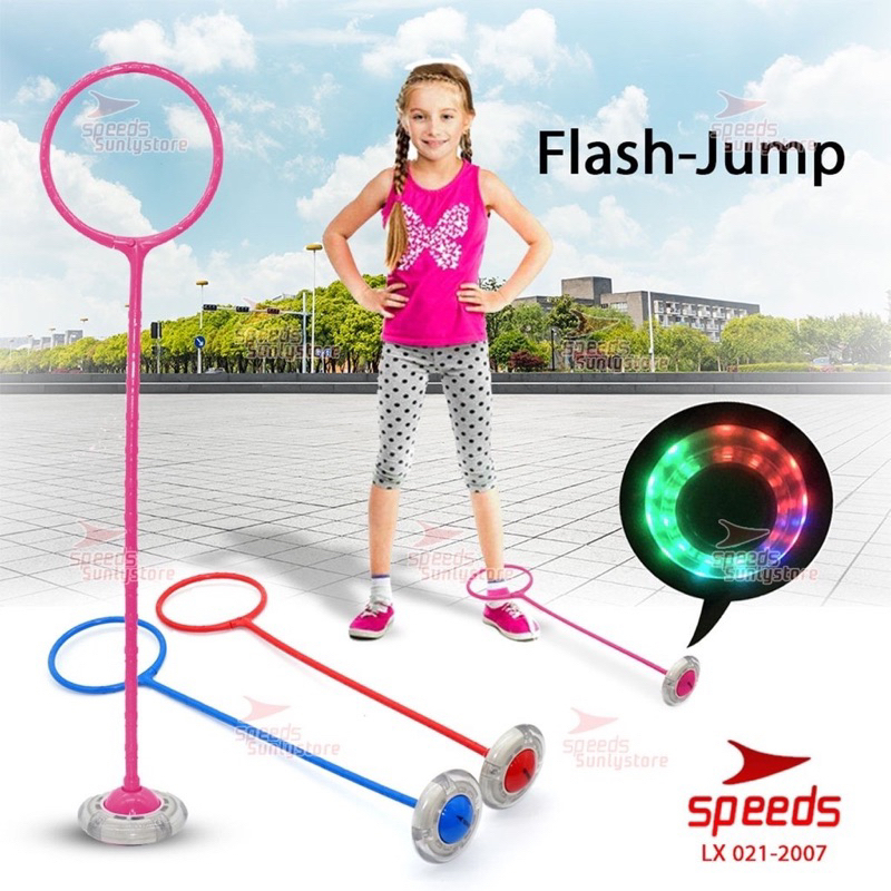 Hula hoop kaki LED nyala lampu - Mainan Anak Hulahop LED/ Mainan Yoyo Kaki Flash Jumping Skipping Ba