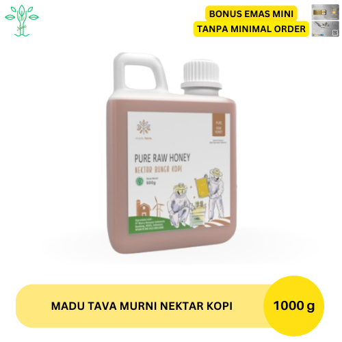

Madu Murni Asli Tava 1000gr Nektar Kopi 100% Pure Raw Honey Alami