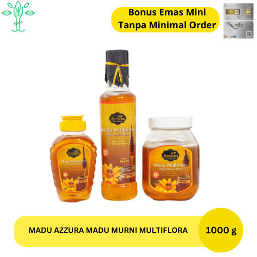 

Madu Murni Multiflora Azzura 1000 gram