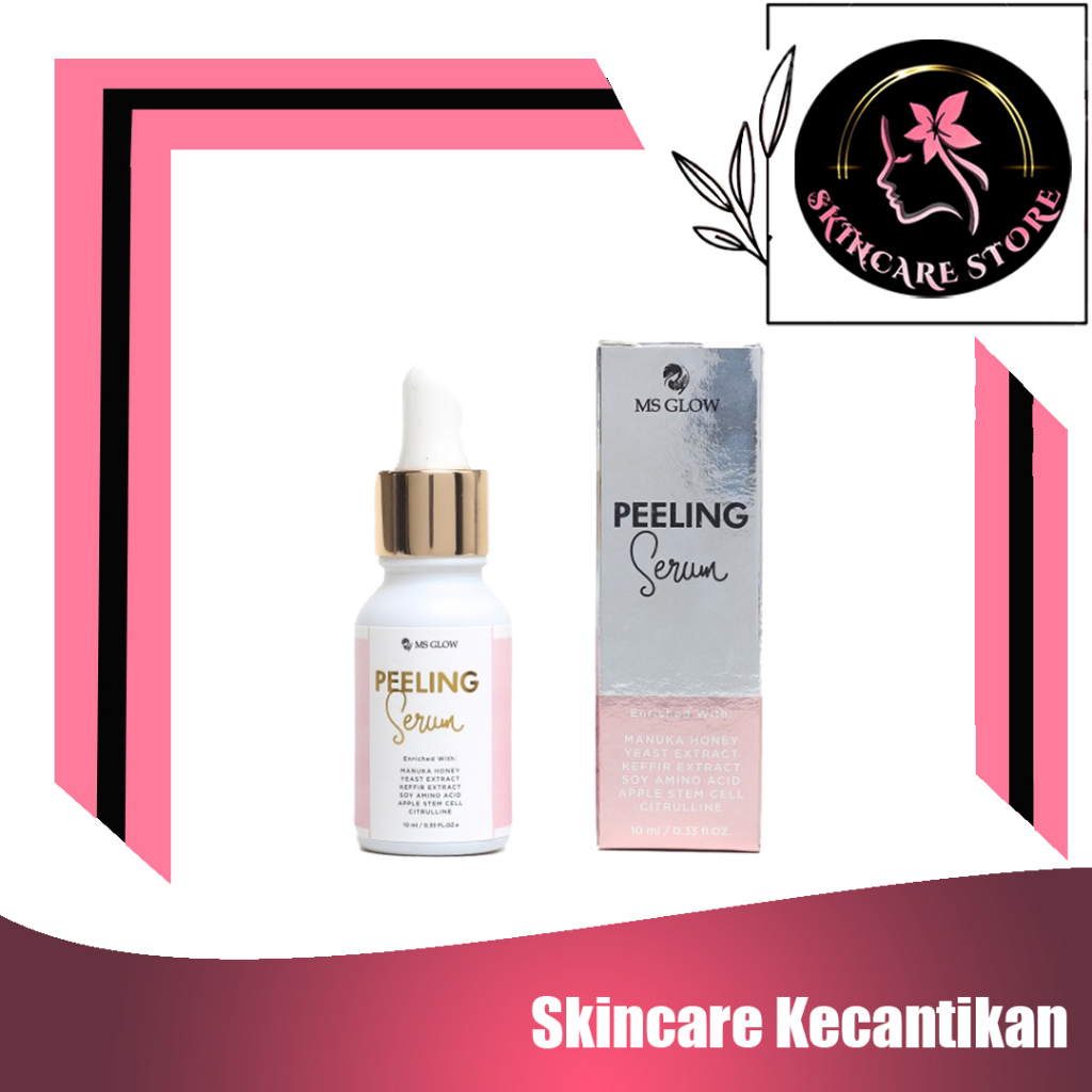 MS GLOW PEELING SERUM - EKSFOLIASI KULIT WAJAH