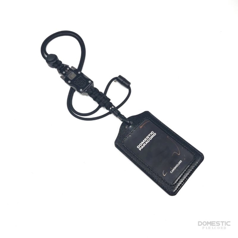 

Lanyard Tactical id card military tali premium paracord self defence gantungan id mame tag KTA