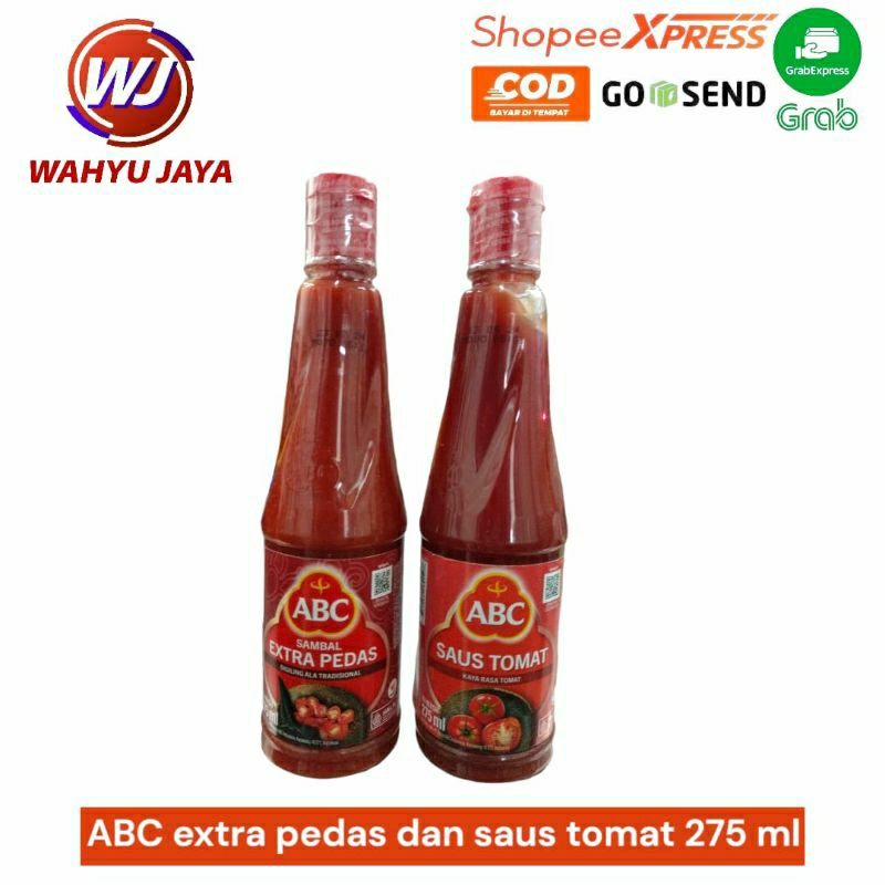 

Abc extra pedas dan saus tomat 275 ml