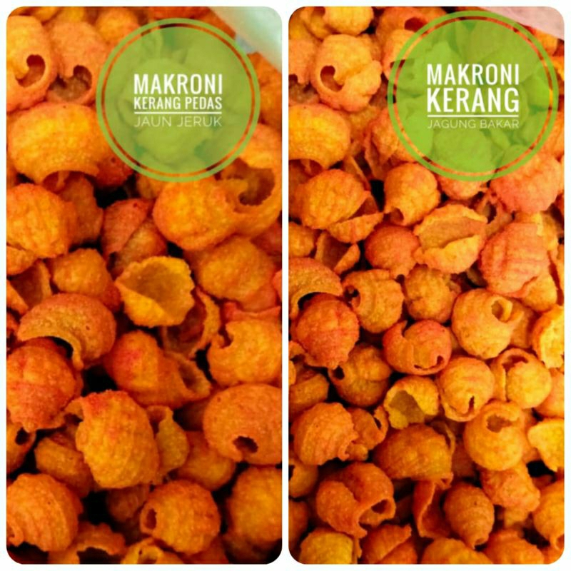 

Snack Makanan Ringan Makaroni Kerang Manja Jajan Lebaran Curah Murah