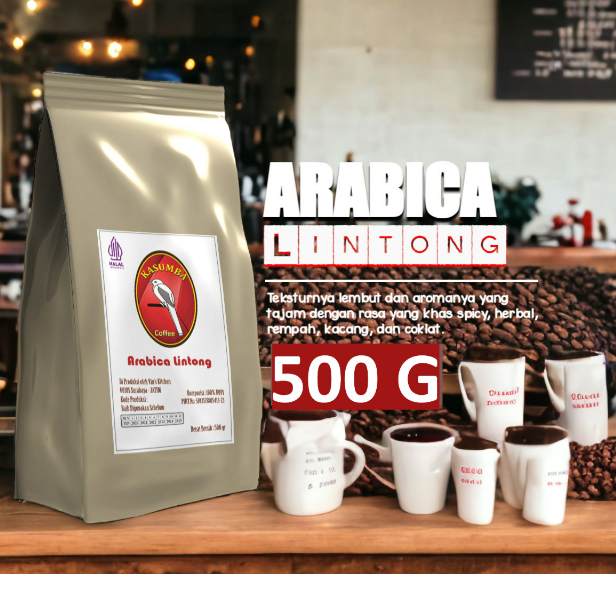 

Kopi Arabika Lintong 500g (Biji/Bubuk) Grade A / Specialty