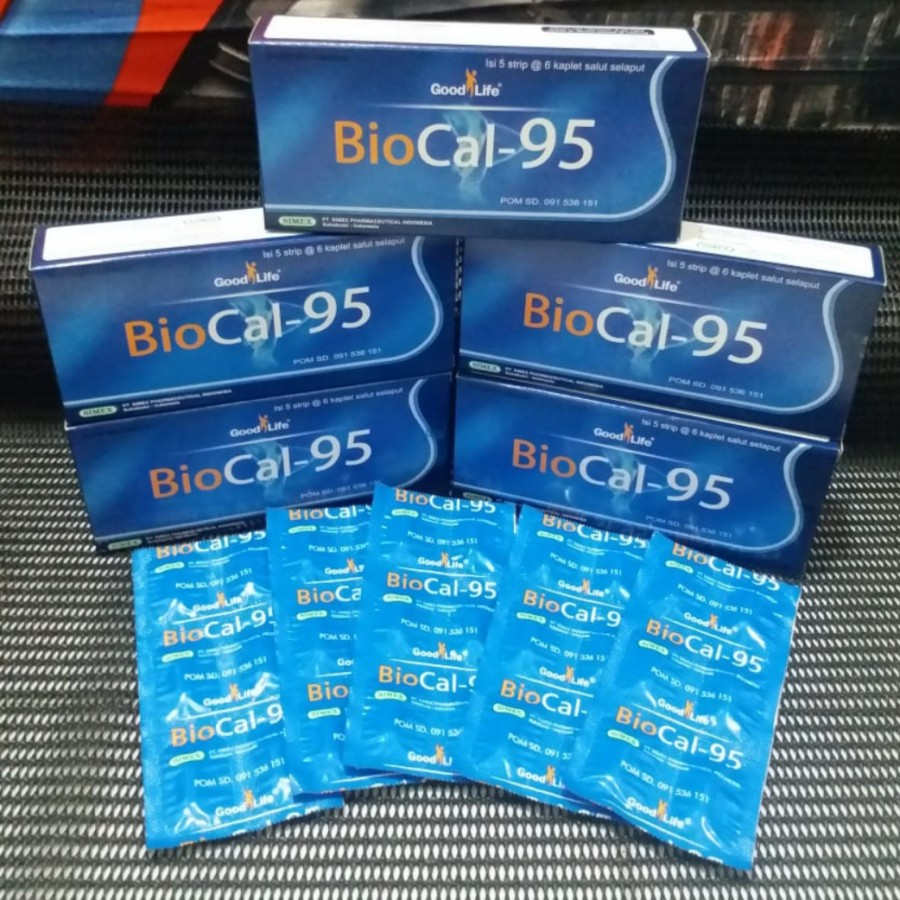 BioCal-95/Bio cal 95/Bio cal Box isi 30 /Suplemen untuk kesehatan tulang/calsium