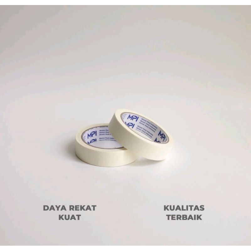 

Masking Tape Lakban Kertas 24mmX21meter Brand Master Pack Indonesia