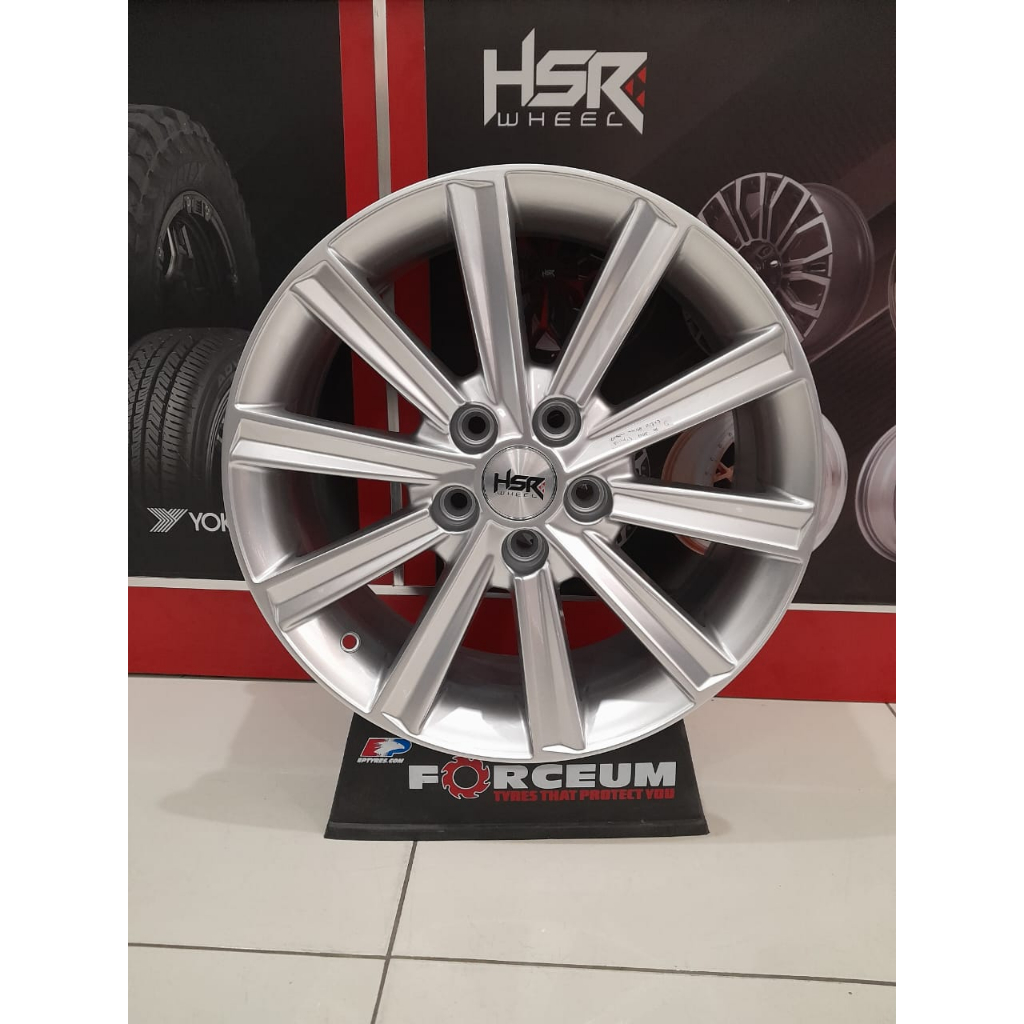 Velg racinv Onsen HSR Ring 17 lubang baud 5 Bisa di  gunakan untuk mobil Inova ertiga hrv camry gran