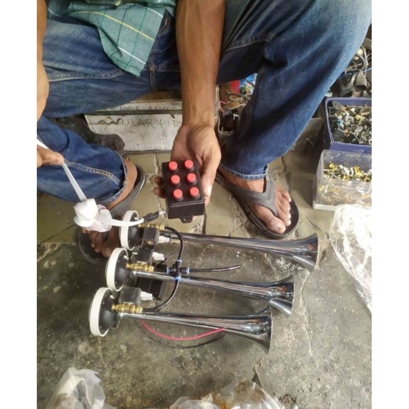 klakson terompet 3 CORONG 6 SUARA