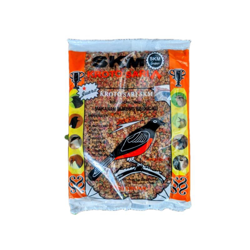 Pakan Burung Skm Kroto Sari Voer Pur Kasar Anti Stress Makanan Murai Kacer Jentet Cendet Punglor Dec