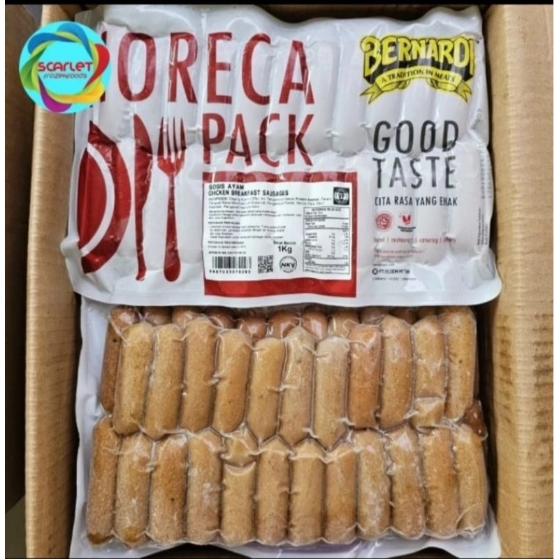 

Bernardi BHP Chicken Breakfast Sausages Sosis Ayam Cocktail 1 kg