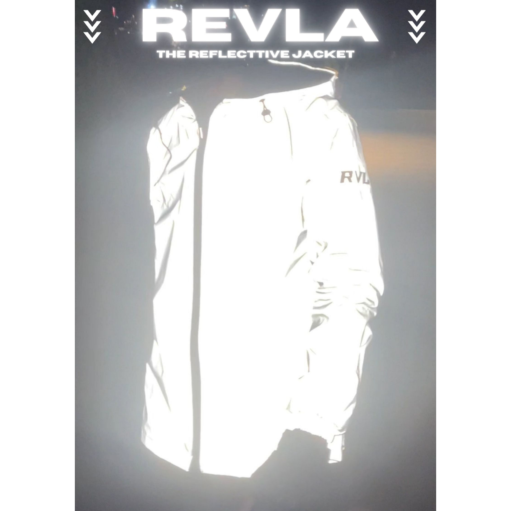 Jaket  Reflektif REVLA zipper