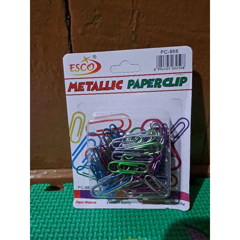 

paperclip bahan metallic warna warni elastis COD