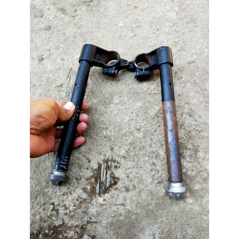 Sepasang Stir Stang Jepit Yamaha R15 V2 Lama Set Jalu Balance Stir Original Bekas Copotan Motor Seco