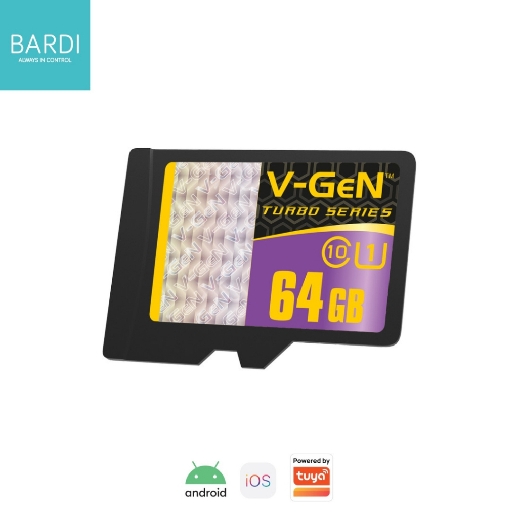 Micro SD V-GeN 64GB Class 10 TURBO 100MB/s - Non Adaptor Memory Card