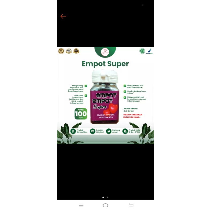 

Empot empot super ramuan madura