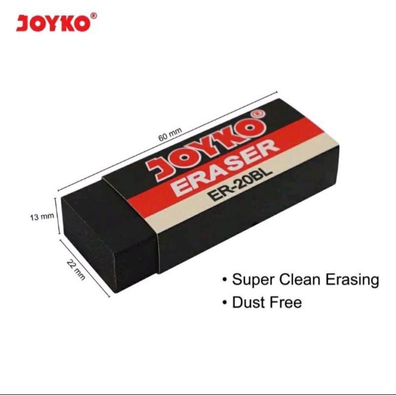 

Eraser / Penghapus Besar Joyco ER-20BL - Satuan