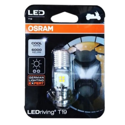 OSRAM LAMPU BOHLAM LED MOTOR T19 H6 K1 NEW GEN PUTIH