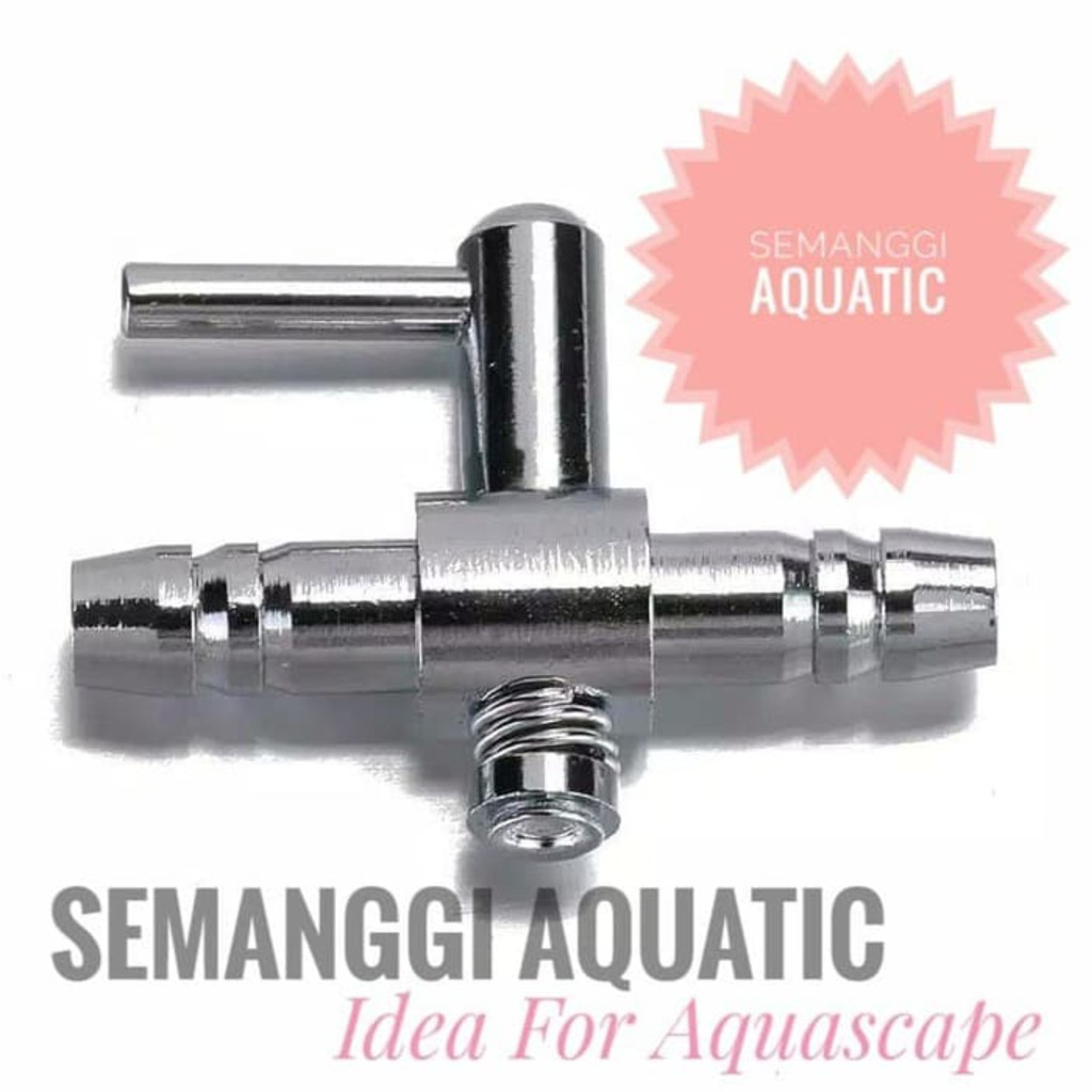 Kran Co2 DIY Stainless Steel / Kran Aerator Aquarium / Kran Aquascape