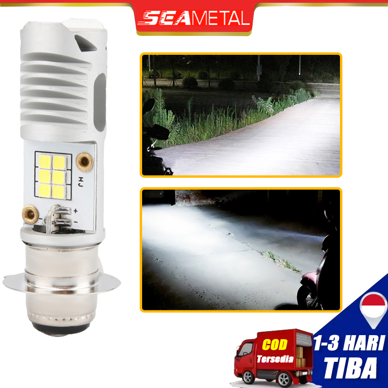 SEAMETAL Lampu Led Motor H6 Lampu Depan Led Beat Fit Lampu Depan Led Supra X 125 Lampu Depan Led Var