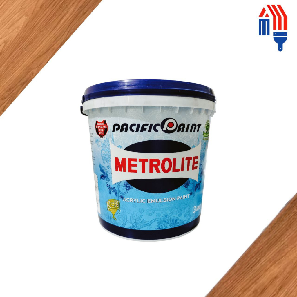 CAT TEMBOK METROLITE 3 LITER PUTIH