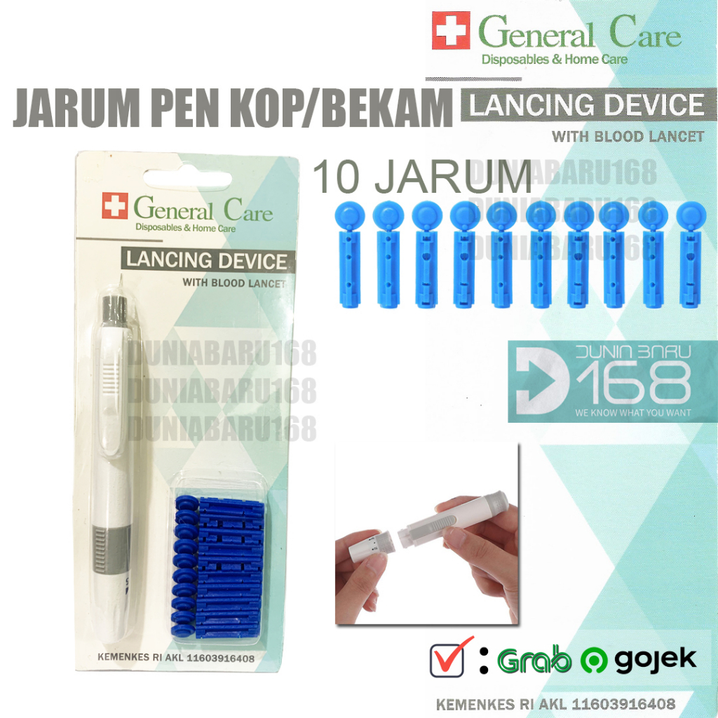 Jarum Pen Kop Bekam Lancet Pen GENERAL CARE / Lancing Device Murah / akupuntur