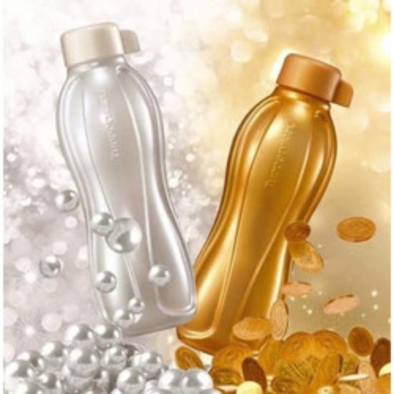 TUPPERWARE ECO BOTTLE GOLD 500ML botol minum