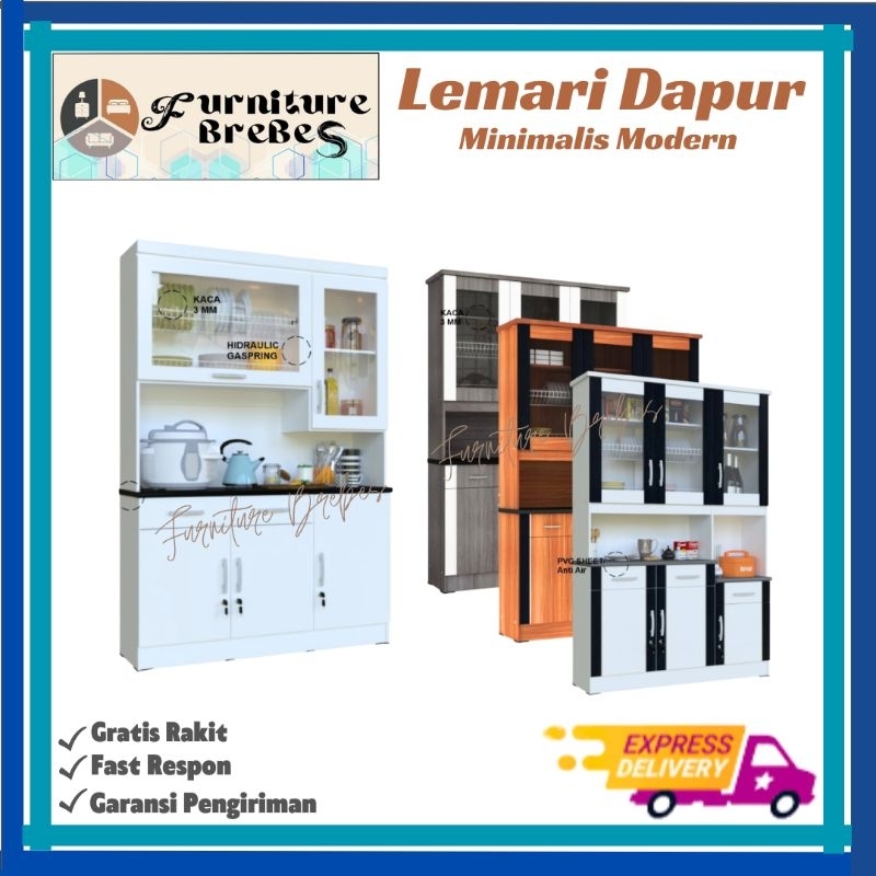 Lemari Sayur 3 Pintu Lemari Sayur PVC Lemari Sayur Minimalis Lemari Dapur Murah Tegal Brebes Cirebon